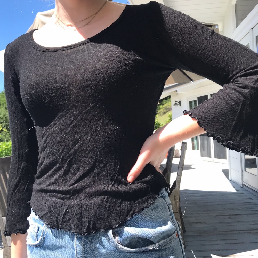 Free People Black Top